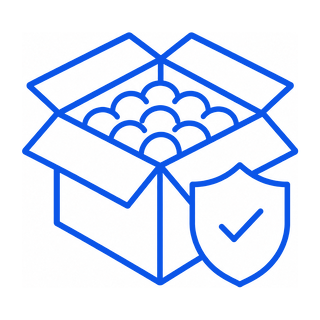 Carefully packaged orders