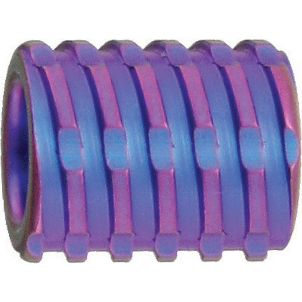We Knife Co Ltd Titanium Construction Bead 0.5" Lanyard Hole Purple - A02B-img-0