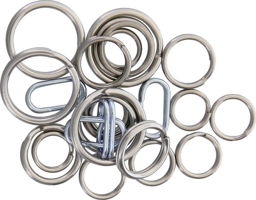 TEC Accessories 10 Split Ring Kit with Snap Lid Storage Container - SRK001-img-0