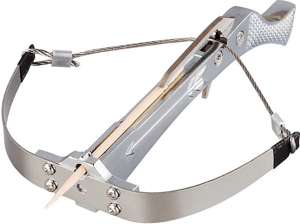 Uncommon Carry Bowman Mini Crossbow Silver Stainless Construction - BOW-S-img-0