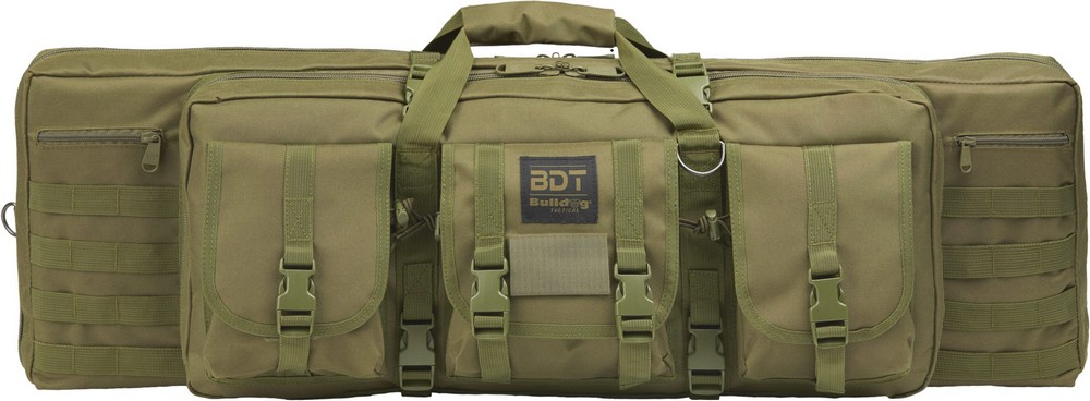 Bulldog Deluxe Tactical Single Rifle Case 36" Nylon Green - BDT3536G-img-0