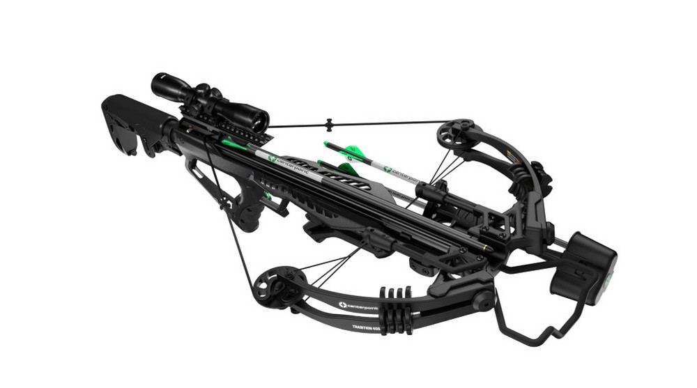 CenterPoint Tradition 405 Compound Hunting Crossbow Package Black - C0002-img-0