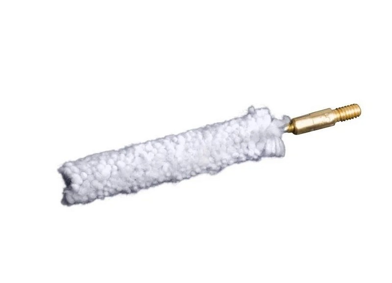 Breakthrough Clean 100 % Cotton Bore Mop .44 /.45 Caliber White-img-0