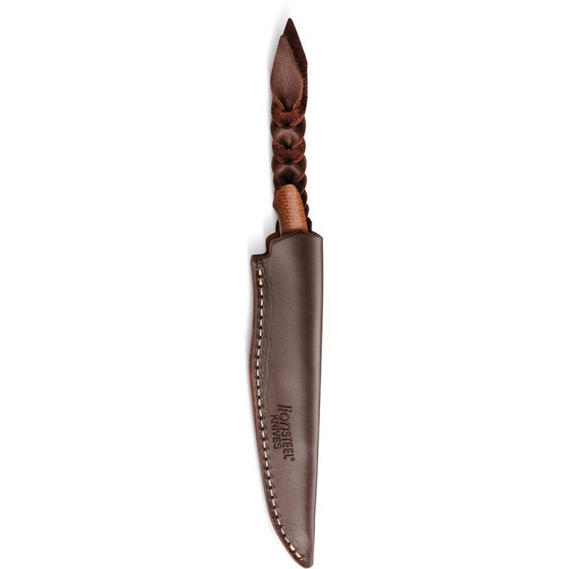 LionSTEEL Fixed Knife Bohler Steel Blade Natural Micarta Handle - AG1 CVN-img-1