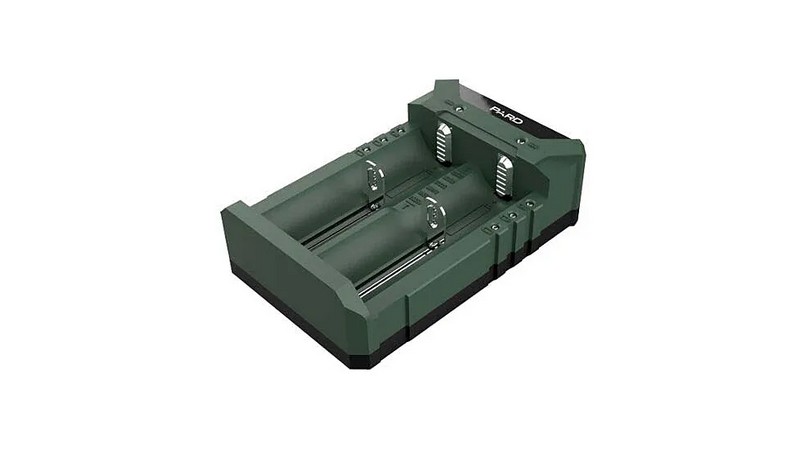 Pard 2-Slot Usb Battery Charger For Rechargeable Batteries Spring-Loaded-img-0