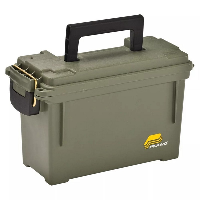 Plano Ammunition Field Ammo Small Box Storage OD Green Plastic - 131200-img-0