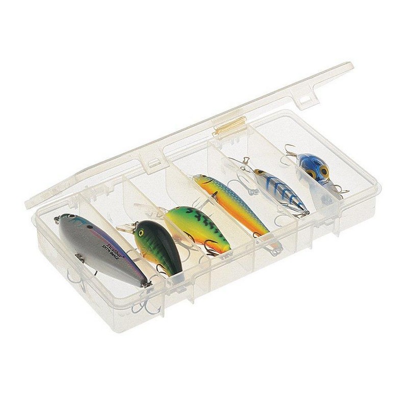 Plano StowAway 6-Compartment Fixed Tackle Storage Box Clear - 3450-46-img-0