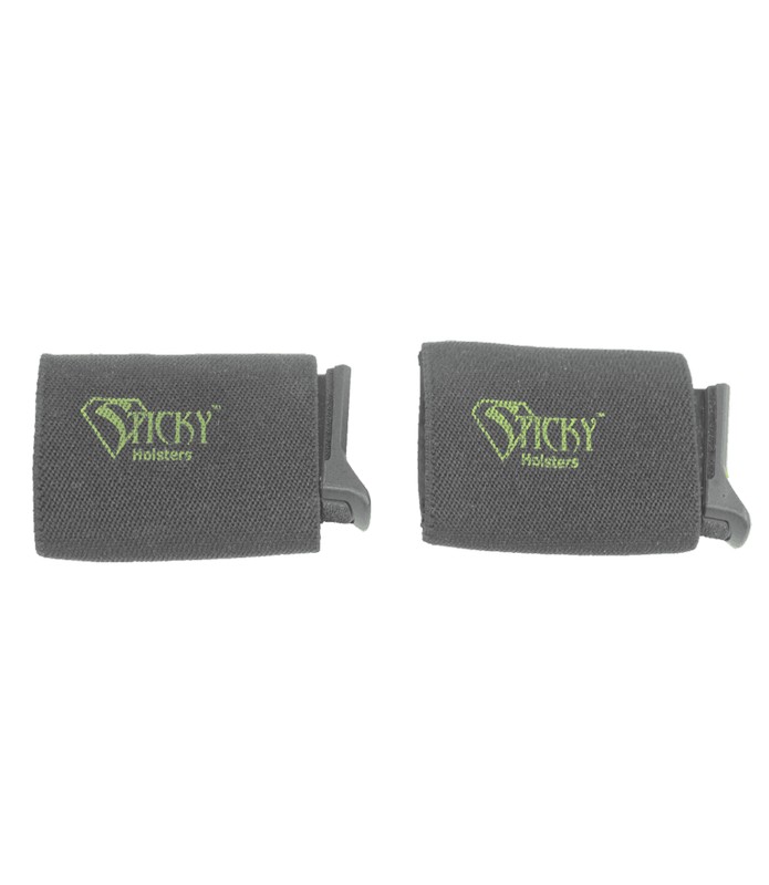 Sticky Holsters Belt Slider Mag Pouch Ambi Black Double Stack Neoprene-img-0