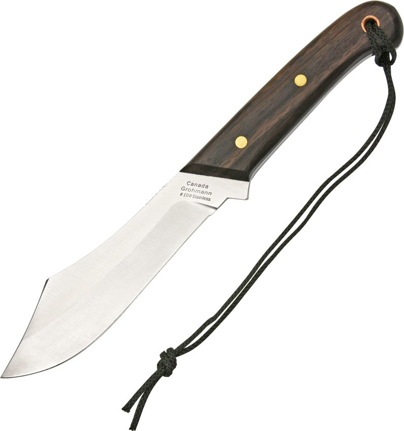 Grohmann Fixed Knife Stainless Steel Full Tang Blade Rosewood Handle R108S-img-0