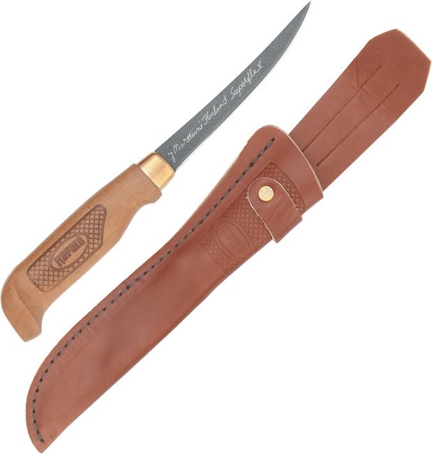 Rapala Fish Fillet Superflex Kitchen Knife Steel Blade Birch Handle- FNFSF4-img-0