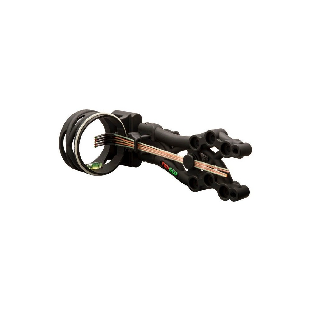 TruGlo Carbon XS Xtreme 5 Pin Bow Sight Ultra Lightweight Black - TG5805B-img-0