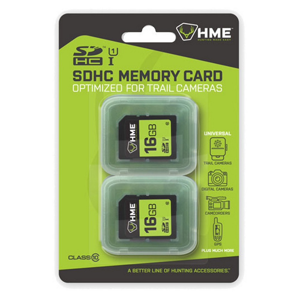 Hunting  Easy 16 GB Double Memory Card Compatible W/All Devices HME16GB2PK-img-0